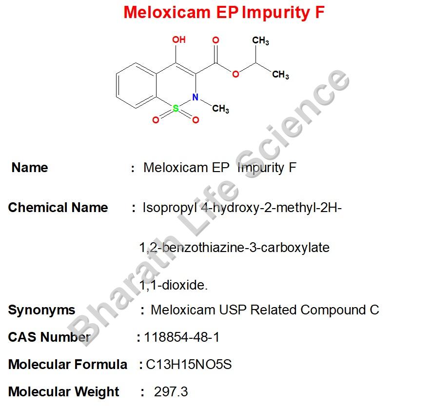 Meloxicam EP  Impurity F